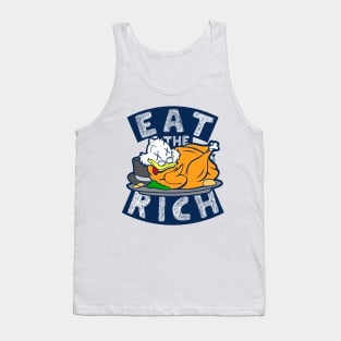 EAT THE RICH DUCK sticker by TaizTeez Tank Top